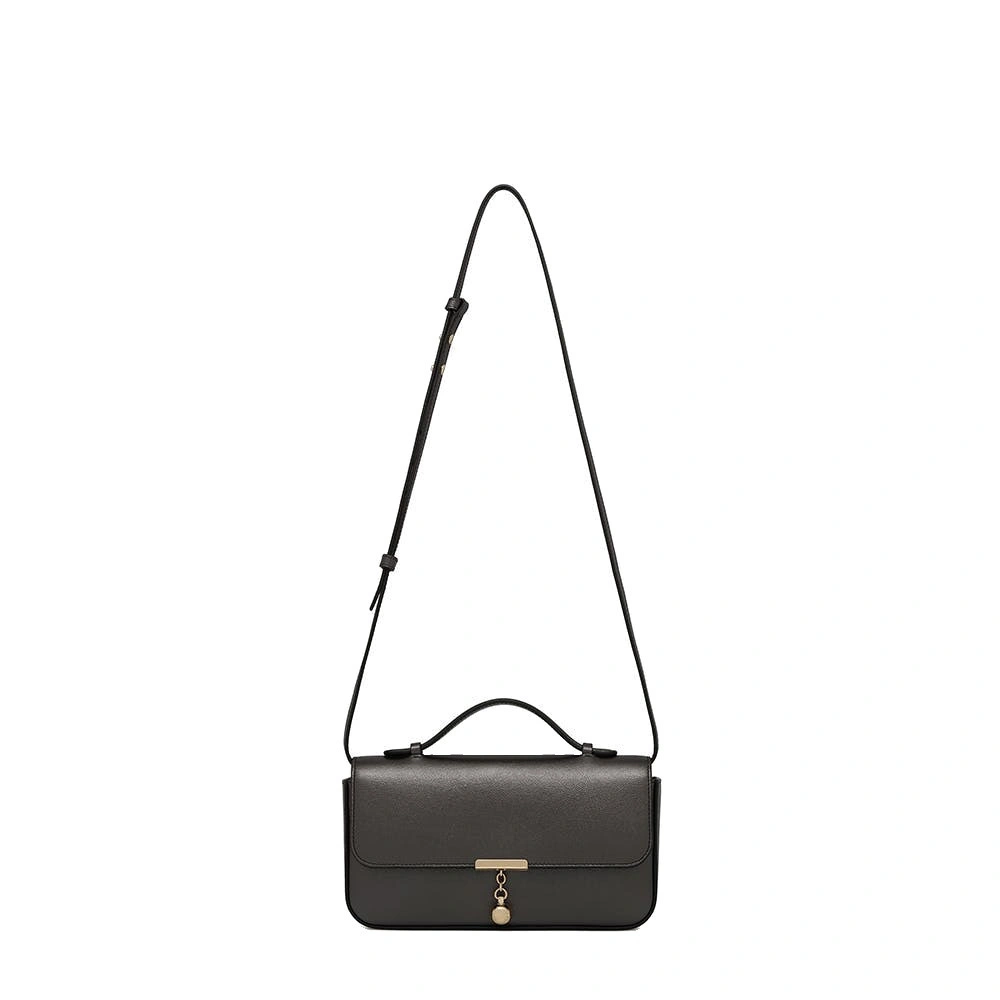 Strathberry Nocturn Clutch in Metallic Anthracite Caviar Strathberry Nocturn Clutch in Metallic Anthracite Caviar | Crossbody Bag