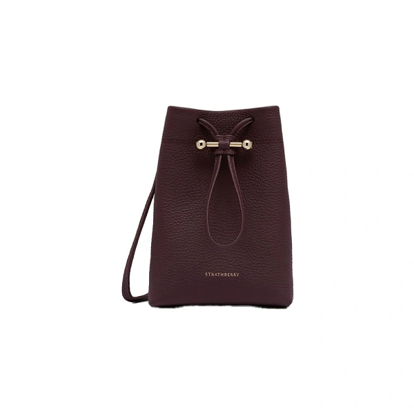Osette Midi Pouch in Burgundy