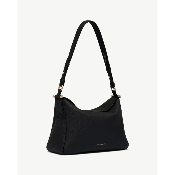 Strathberry Sway Maxi in Black, view 3 | Shoulder Bag