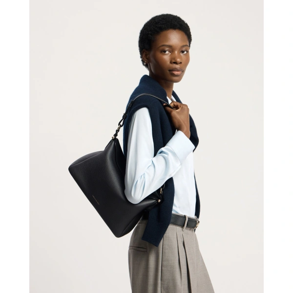Strathberry Sway Maxi in Black, view 9 | Shoulder Bag