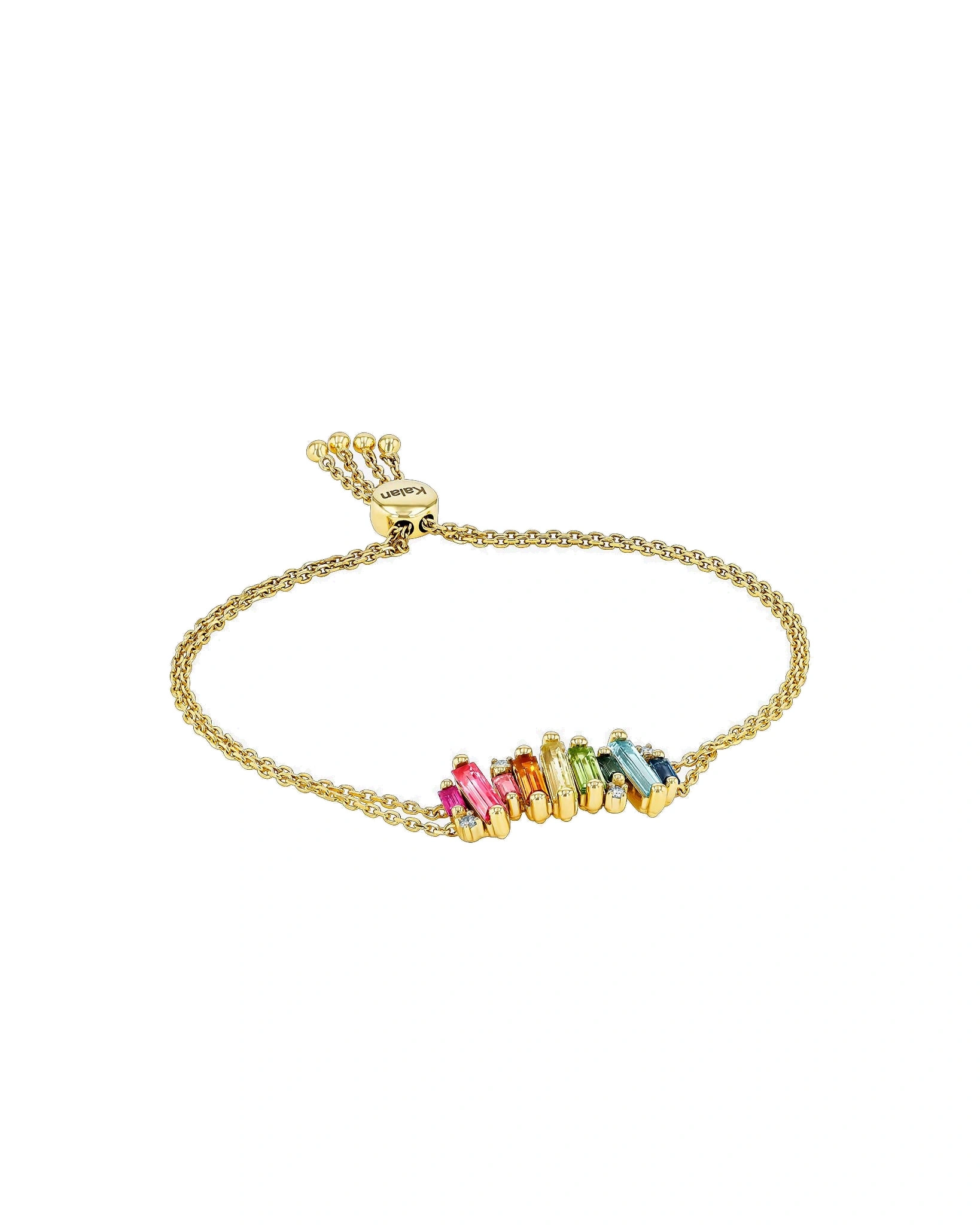 Suzanne Kalan Amalfi Burst Rainbow Stacker Pulley Bracelet in 14K Yellow Gold Suzanne Kalan Amalfi Burst Rainbow Stacker Pulley Bracelet in 14K Yellow Gold | Fine Bracelets | Coveti