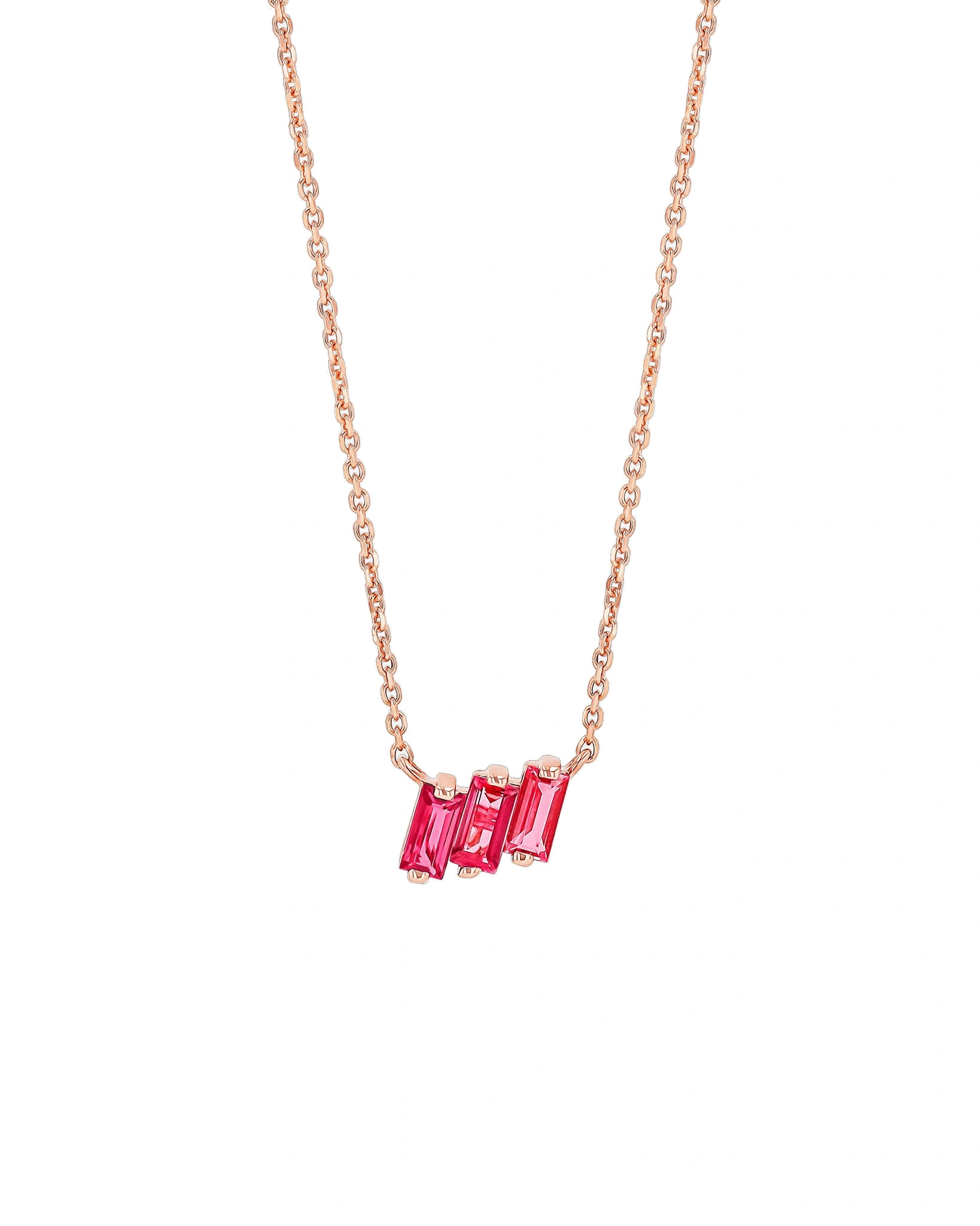 Suzanne Kalan Amalfi Pink Topaz Mini Pendant in 14K Rose Gold Suzanne Kalan Amalfi Pink Topaz Mini Pendant in 14K Rose Gold | Fine Necklaces | Coveti
