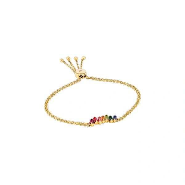 Amalfi Rainbow Pulley Bracelet in 14K Yellow Gold