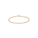 Suzanne Kalan Block-Chain Air Medium Bracelet in 18K Rose Gold | Fine Bracelets | Coveti