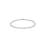 Suzanne Kalan Block-Chain Air Medium Bracelet in 18K White Gold | Fine Bracelets | Coveti