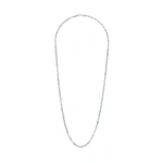Suzanne Kalan Block-Chain Air Medium Necklace in 18K White Gold | Fine Necklaces | Coveti