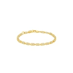 Suzanne Kalan Block-Chain Full Pave Diamond Medium Bracelet in 18K Yellow Gold | Fine Bracelets | Coveti
