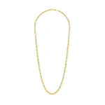 Suzanne Kalan Block-Chain Full Pave Diamond Medium Necklace in 18K Yellow Gold | Fine Necklaces | Coveti