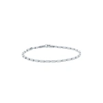 Suzanne Kalan Block-Chain Medium Bracelet in 18K White Gold | Fine Bracelets | Coveti