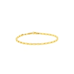 Suzanne Kalan Block-Chain Medium Bracelet in 18K Yellow Gold | Fine Bracelets | Coveti