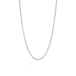 Suzanne Kalan Block-Chain Medium Necklace in 18K White Gold | Fine Necklaces | Coveti