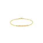 Suzanne Kalan Block-Chain Multi Thin Bracelet in 18K Yellow Gold | Fine Bracelets | Coveti