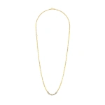 Suzanne Kalan Block-Chain Multi Thin Necklace in 18K Yellow Gold | Fine Necklaces | Coveti