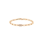 Suzanne Kalan Block-Chain Single Thick Bracelet in 18K Rose Gold, Ref. GCB113D-7X | Fine Bracelets | Coveti