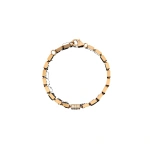 Suzanne Kalan Block-Chain Single Thick Bracelet in 18K Rose Gold, Ref. GCB113DM-8-RG | Fine Bracelets | Coveti