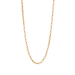 Suzanne Kalan Block-Chain Thick Necklace in 18K Rose Gold | Fine Necklaces | Coveti