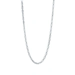 Suzanne Kalan Block-Chain Thick Necklace in 18K White Gold | Fine Necklaces | Coveti