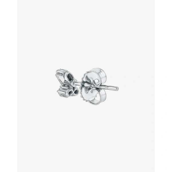 Suzanne Kalan Bold Burst Mini Diamond Studs in 18K White Gold | Fine Earrings | Coveti