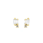 Suzanne Kalan Bold Burst Studs in 18K Yellow Gold | Fine Earrings | Coveti