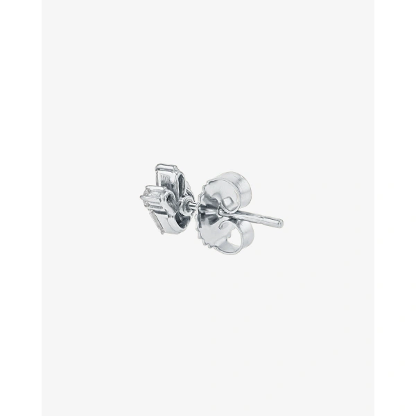 Suzanne Kalan Bold Cluster Diamond Studs in 18K White Gold | Fine Earrings | Coveti