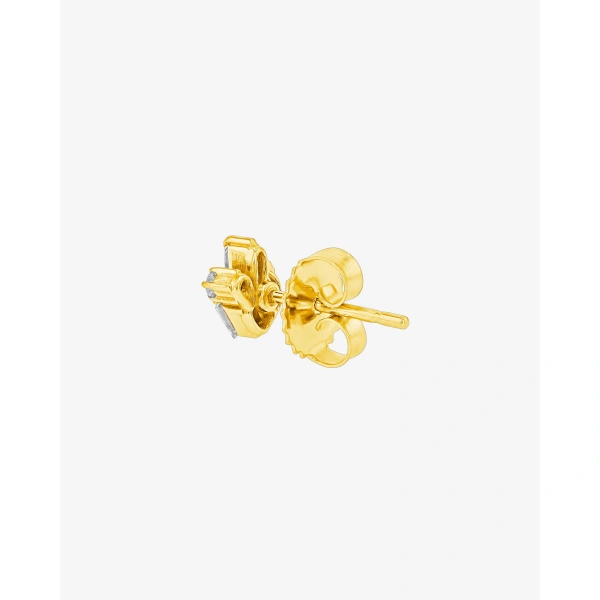 Suzanne Kalan Bold Cluster Diamond Studs in 18K Yellow Gold | Fine Earrings | Coveti