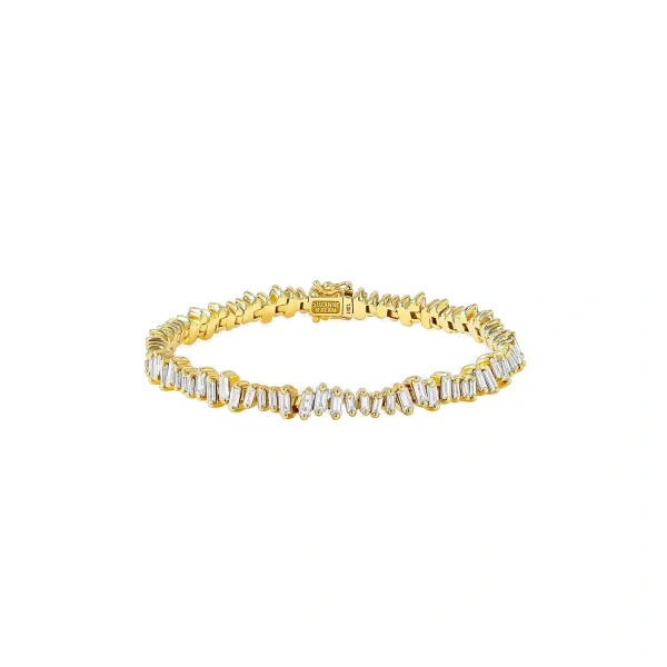 Bold Tennis Bracelet in 18K Yellow Gold, Ref. AKB397-YG