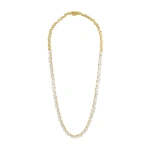Suzanne Kalan Bold Tennis Necklace in 18K Yellow Gold | Fine Necklaces | Coveti