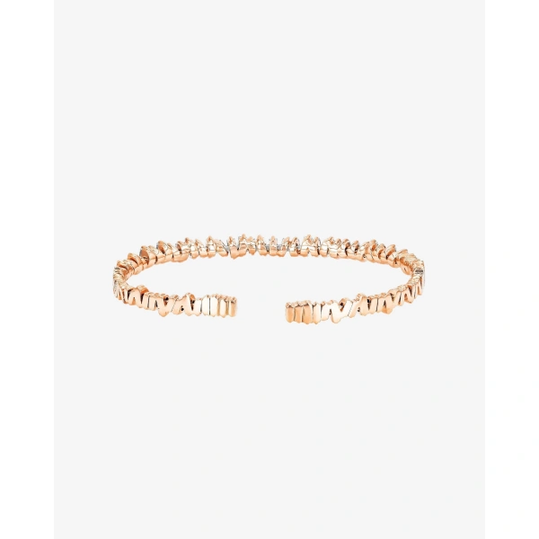 Suzanne Kalan Classic Diamond Bangle in 18K Rose Gold | Fine Bracelets | Coveti