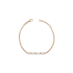 Suzanne Kalan Classic Diamond Bar Bracelet in 18K Rose Gold | Fine Bracelets | Coveti