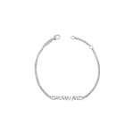 Suzanne Kalan Classic Diamond Bar Bracelet in 18K White Gold | Fine Bracelets | Coveti