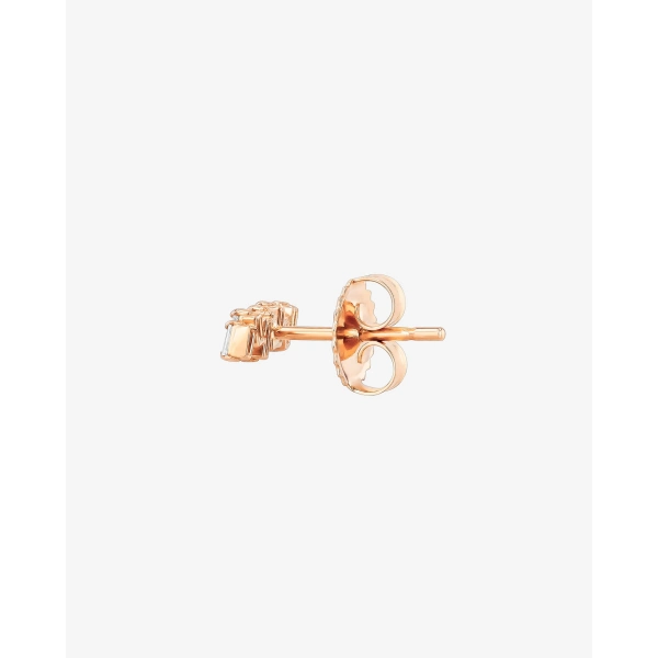 Suzanne Kalan Classic Diamond Bar Studs in 18K Rose Gold | Fine Earrings | Coveti