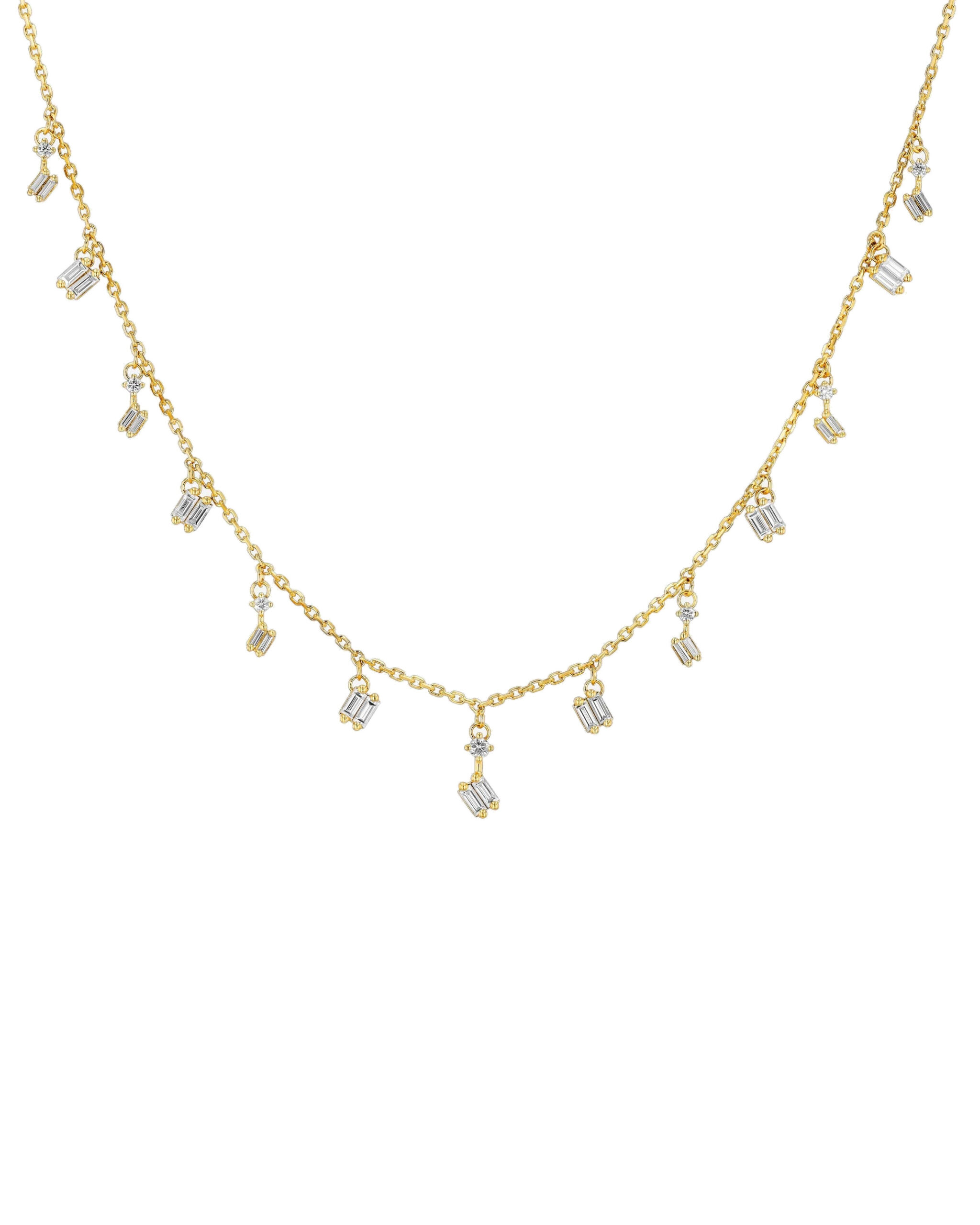 Suzanne Kalan Classic Diamond Cascade Necklace in 18K Yellow Gold Suzanne Kalan Classic Diamond Cascade Necklace in 18K Yellow Gold | Fine Necklaces | Coveti