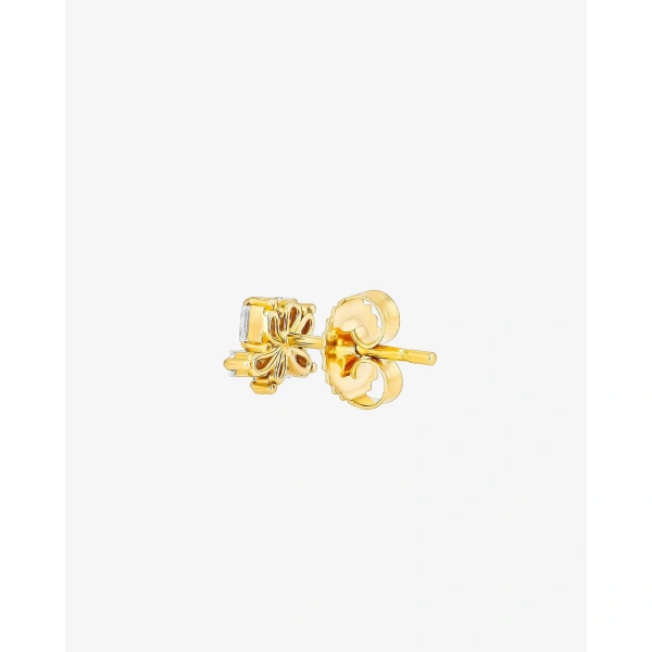 Suzanne Kalan Classic Diamond Cluster Studs in 18K Yellow Gold | Fine Earrings | Coveti