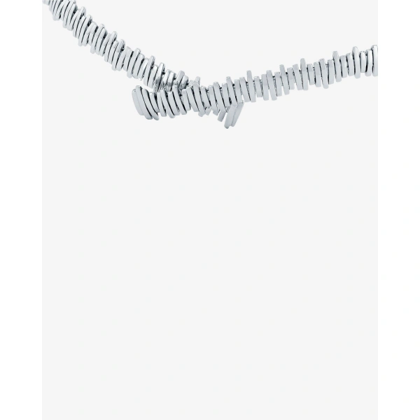 Suzanne Kalan Classic Diamond Double Row Midi Collar in 18K White Gold | Fine Necklaces | Coveti