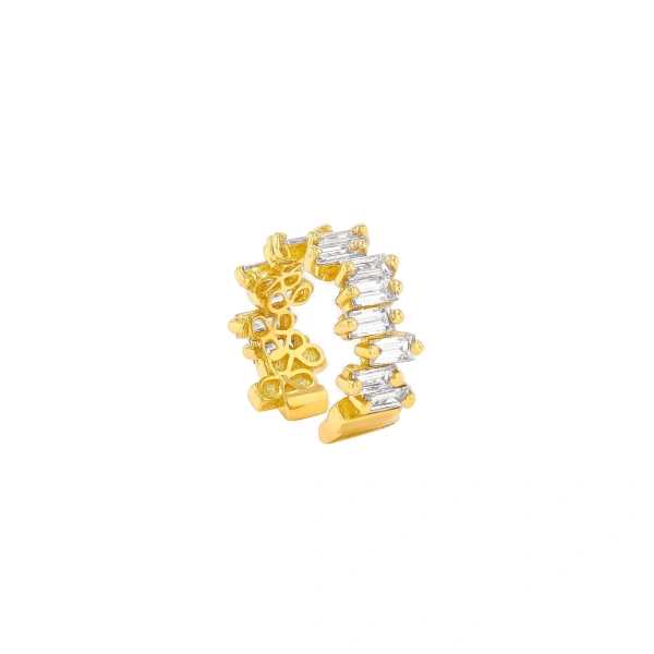 Classic Diamond Ear Cuff in 18K Yellow Gold