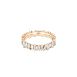 Suzanne Kalan Classic Diamond Eternity Band in 18K Rose Gold | Fine Rings | Coveti