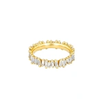 Suzanne Kalan Classic Diamond Eternity Band in 18K Yellow Gold | Fine Rings | Coveti