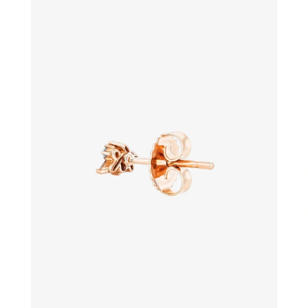 Suzanne Kalan Classic Diamond Felicity Studs in 18K Rose Gold | Fine Earrings | Coveti