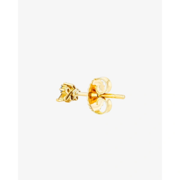 Suzanne Kalan Classic Diamond Felicity Studs in 18K Yellow Gold | Fine Earrings | Coveti