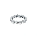 Suzanne Kalan Classic Diamond Icon Eternity Band in 18K White Gold | Fine Rings | Coveti