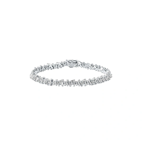 Classic Diamond Icon Tennis Bracelet in 18K White Gold