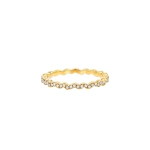 Suzanne Kalan Classic Diamond Ivy Eternity Band in 18K Yellow Gold | Fine Rings | Coveti