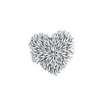Suzanne Kalan Classic Diamond Large Heart Ring in 18K White Gold | Fine Rings | Coveti