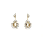 Suzanne Kalan Classic Diamond Mini Tear Drop Earrings in 18K Yellow Gold | Fine Earrings | Coveti