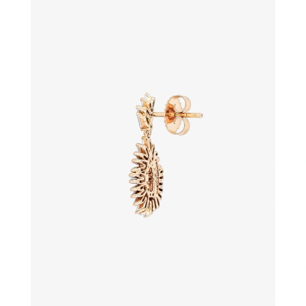 Suzanne Kalan Classic Diamond Mini Tear Drop Earrings in 18K Yellow Gold | Fine Earrings | Coveti