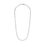 Suzanne Kalan Classic Diamond Mini Tennis Necklace in 18K White Gold | Fine Necklaces | Coveti