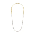 Suzanne Kalan Classic Diamond Mini Tennis Necklace in 18K Yellow Gold | Fine Necklaces | Coveti