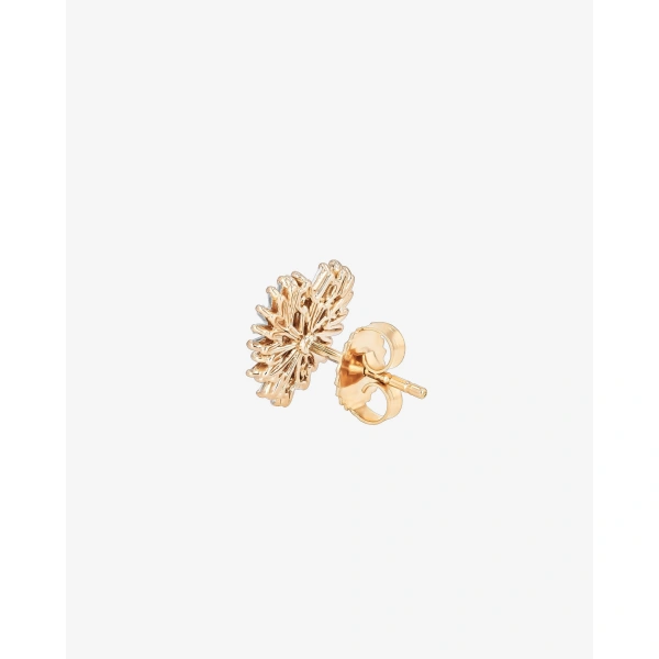 Suzanne Kalan Classic Diamond Small Heart Studs in 18K Rose Gold | Fine Earrings | Coveti