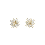 Suzanne Kalan Classic Diamond Spark Studs in 18K Yellow Gold | Fine Earrings | Coveti