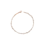 Suzanne Kalan Classic Diamond Sparkler Chain Bracelet in 18K Rose Gold | Fine Bracelets | Coveti